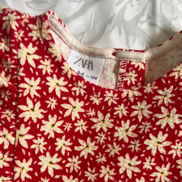 Zara Red and White Sleeveless Sundress - Picture 3 of 6